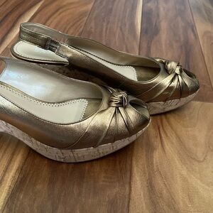 Franco Sarto Gold Sandal